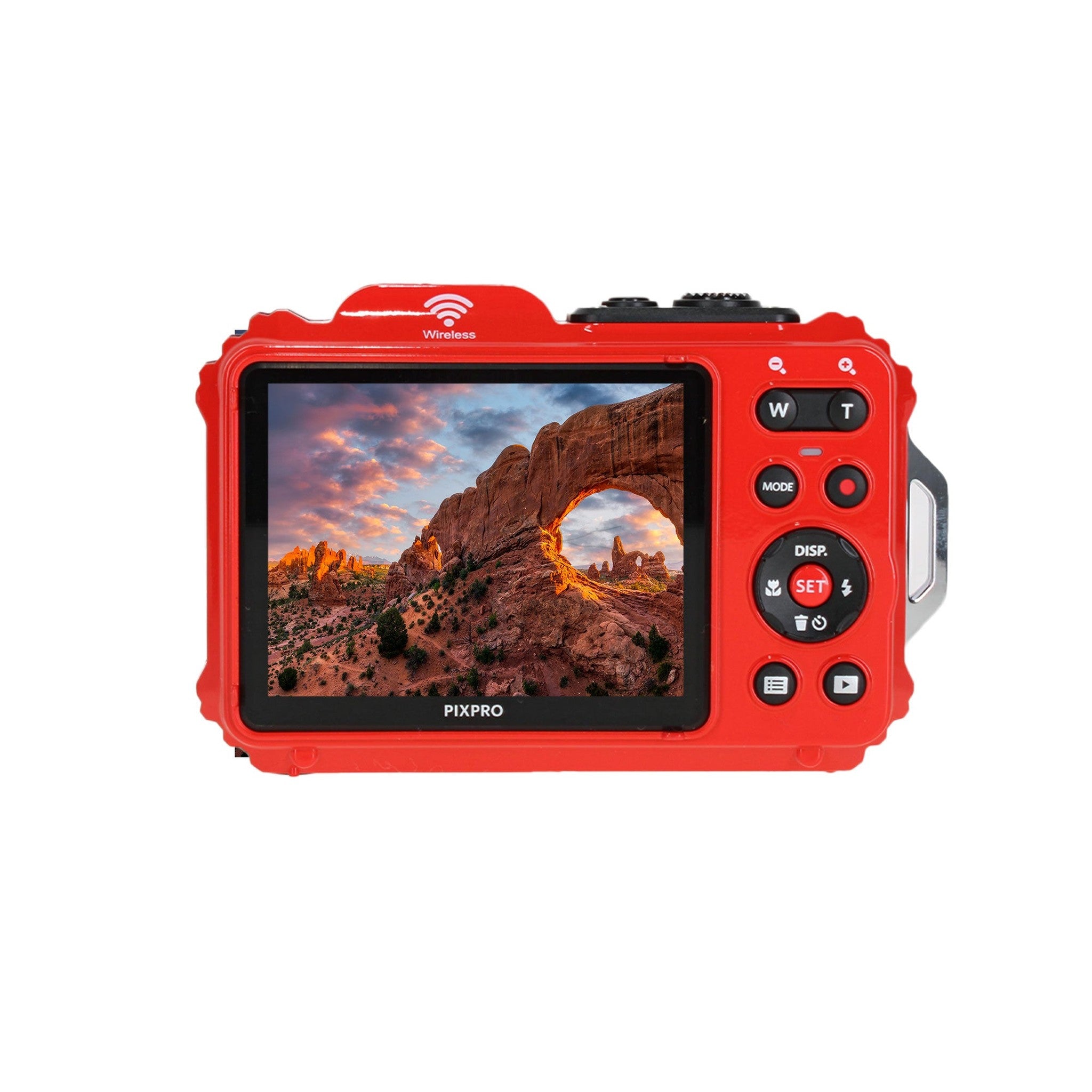 KODAK PIXPRO WPZ2 Rugged Waterproof Dustproof Digital Vlogging Camera Red