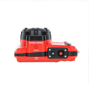 KODAK PIXPRO WPZ2 Rugged Waterproof Dustproof Digital Vlogging Camera Red
