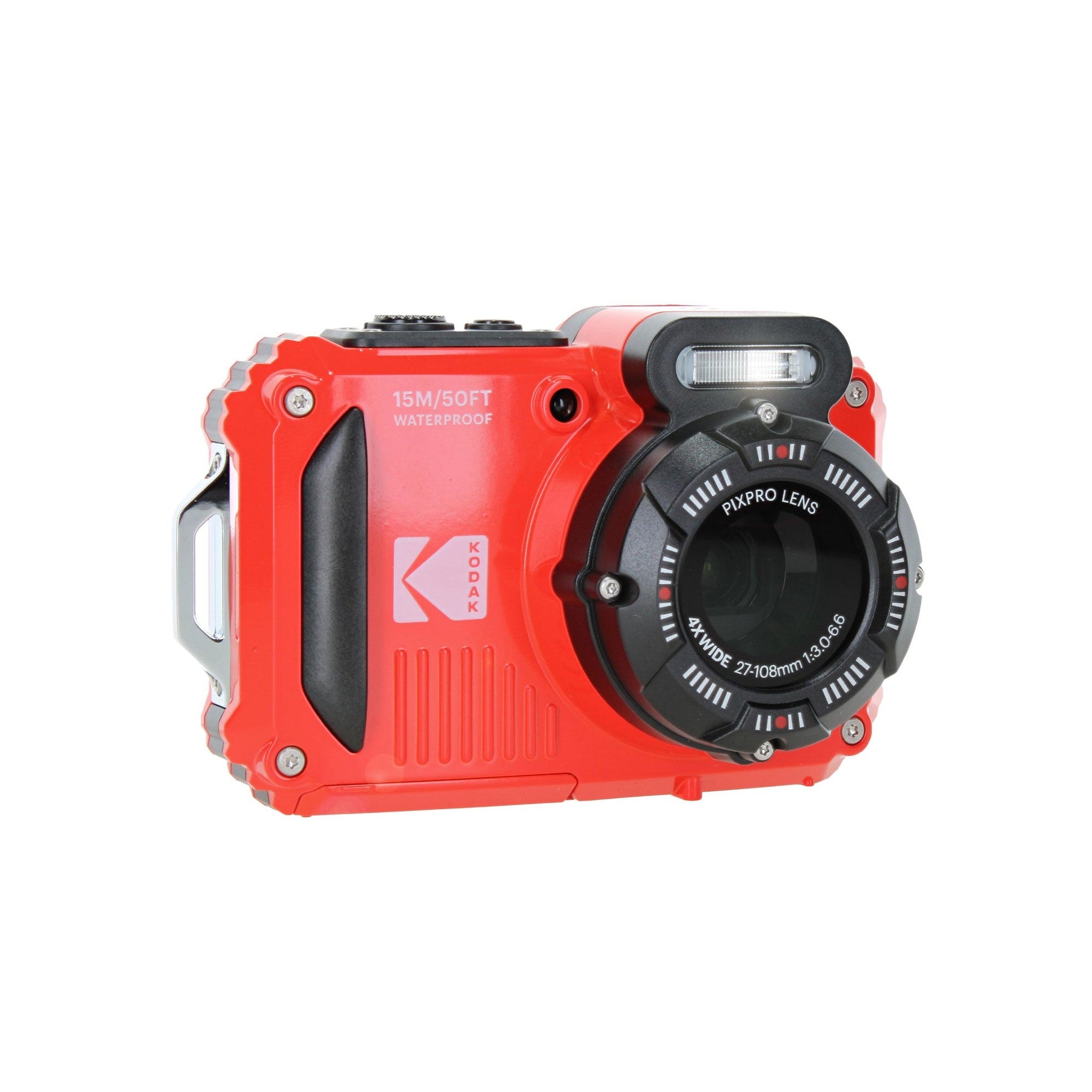 KODAK PIXPRO WPZ2 Rugged Waterproof Dustproof Digital Vlogging Camera Red KODAK