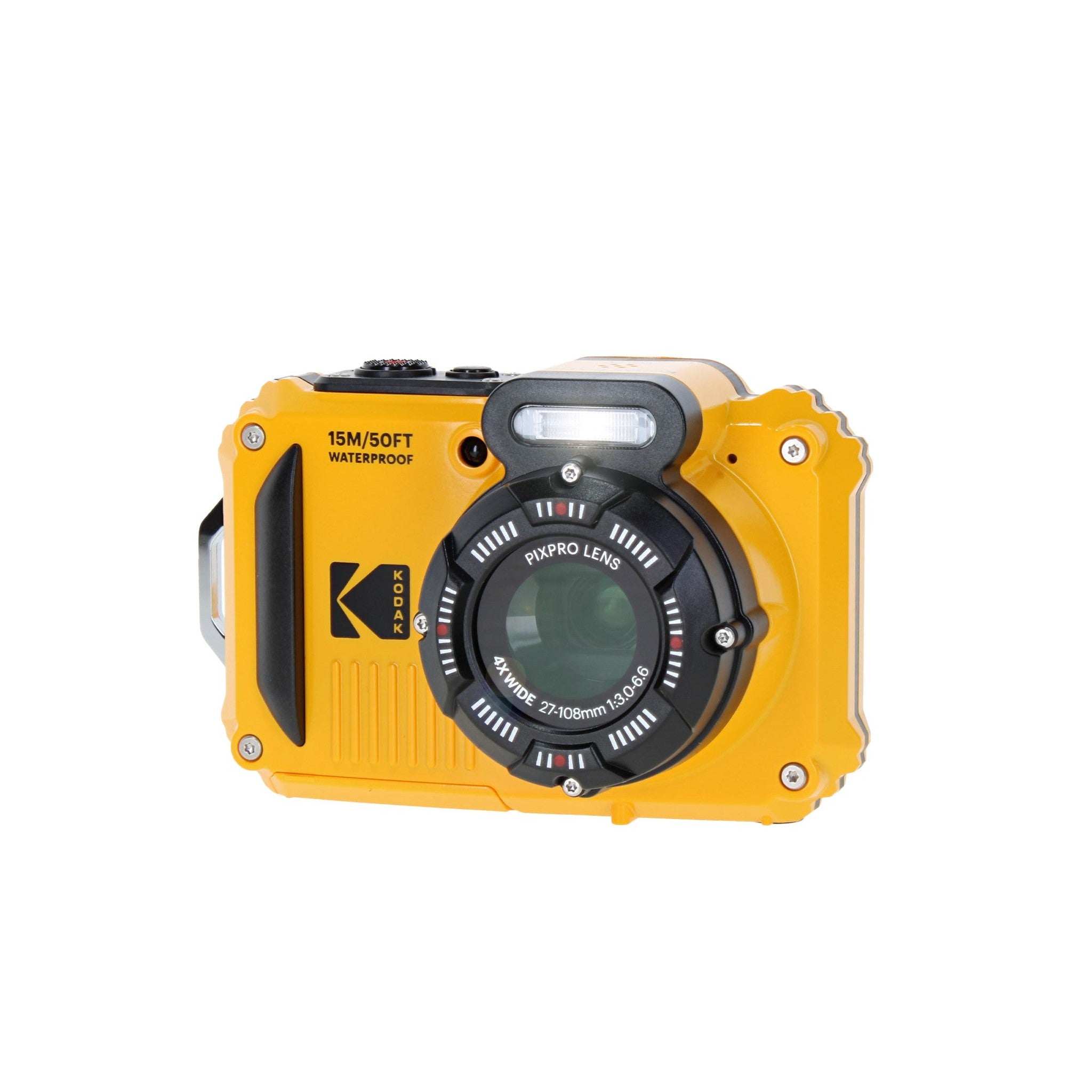 KODAK PIXPRO WPZ2 Rugged Waterproof Dustproof Digital Vlogging Camera Yellow KODAK