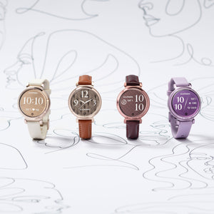 Garmin Lily 2 Classic, Small and Stylish Smartwatch Mulberry Bundle
