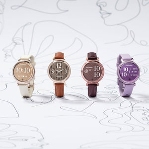 Garmin Lily 2 Classic, Small and Stylish Smartwatch Mulberry Bundle