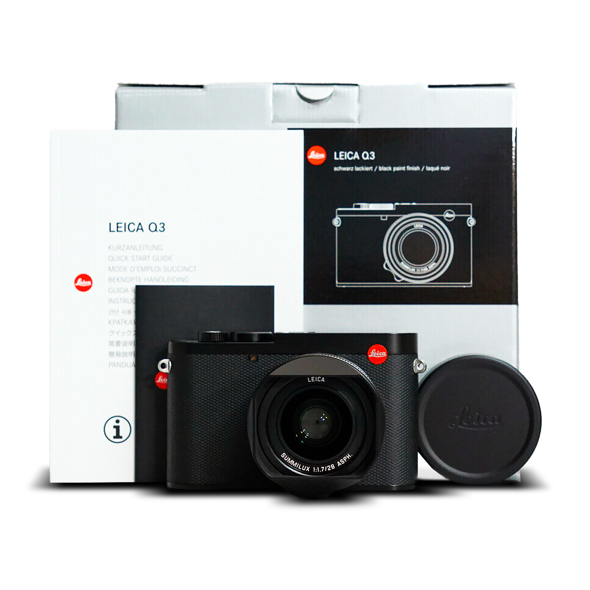 Leica Q3 Compact Camera, 60MP Full-Frame BSI CMOS Sensor Bundle International Version