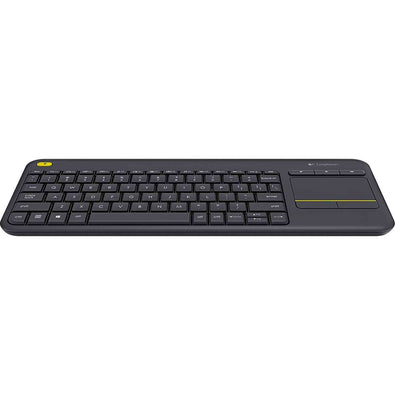Logitech K400 Plus Wireless Touch TV Keyboard with Easy Media Control and Built-In Touchpad