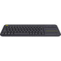 Logitech K400 Plus Wireless Touch TV Keyboard with Easy Media Control and Built-In Touchpad