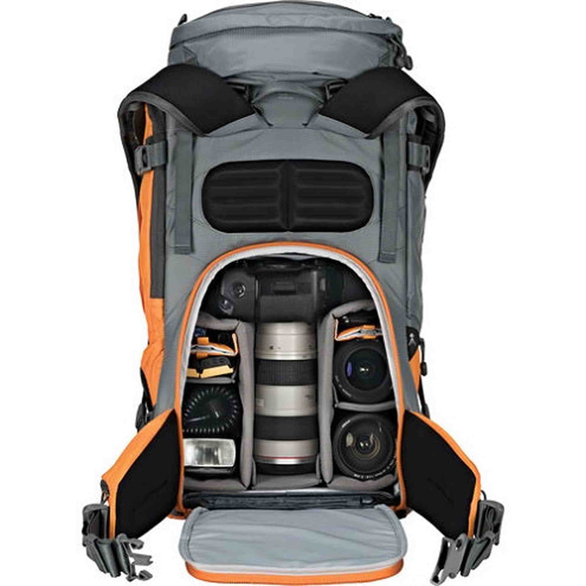 Lowepro Powder Backpack 500 AW (Gray and Orange)