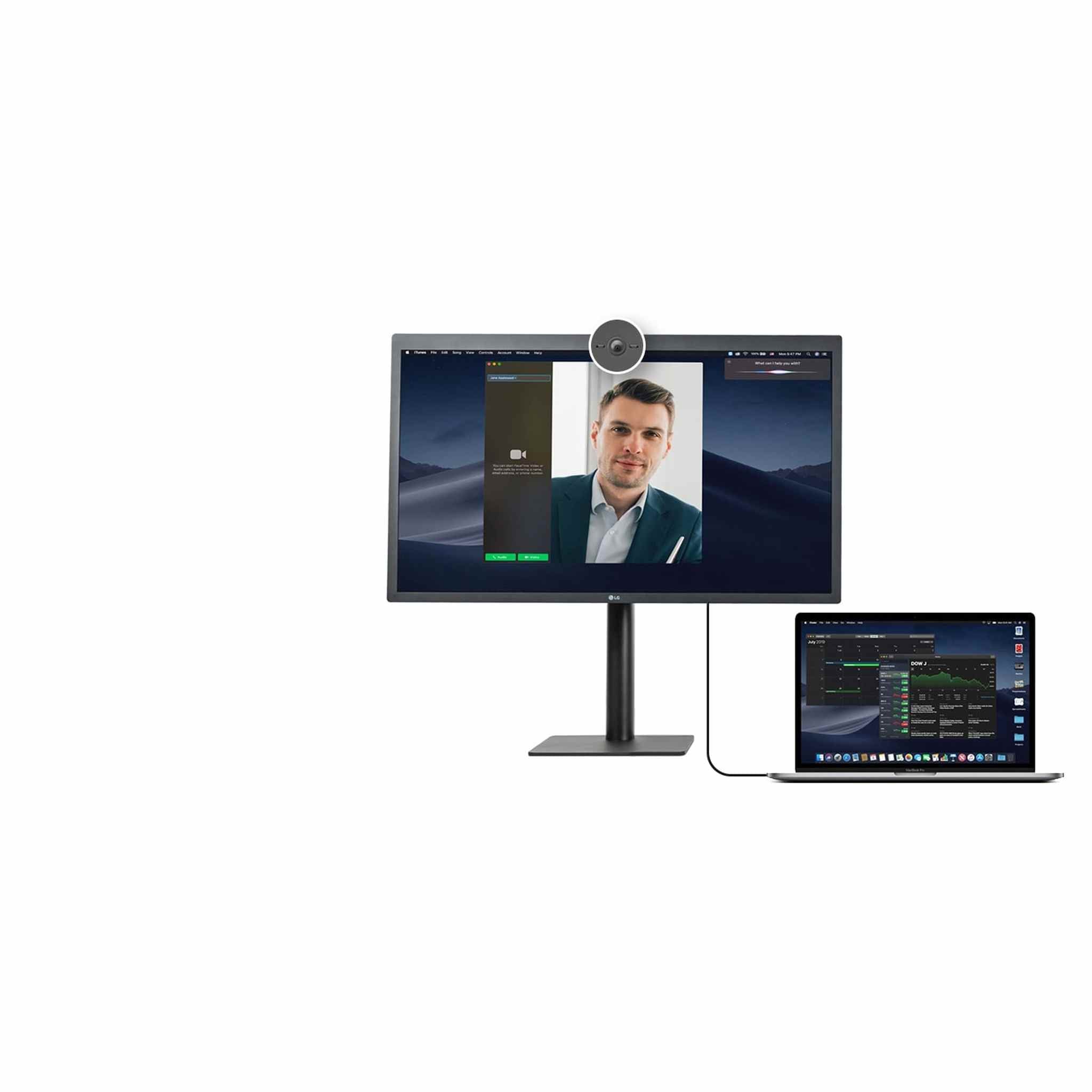 LG UltraFine 27MD5KL-B 27" 16:9 5K IPS Monitor Deluxe Bundle