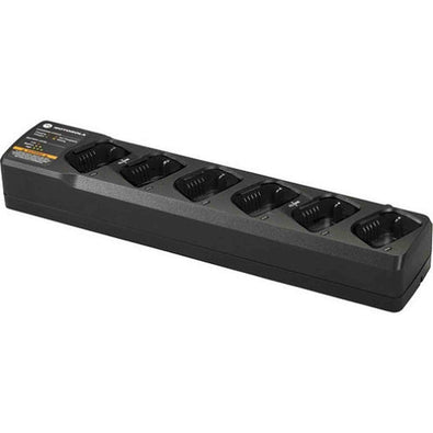 Motorola PMLN6384A RM Series Six-Unit Charging Station Black