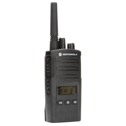 Motorola RMU2080D On-Site 8 Channel UHF Rugged Two-Way Business Radio with Display and NOAA Black