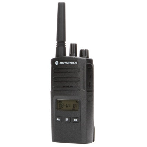 Motorola RMU2080D On-Site 8 Channel UHF Rugged Two-Way Business Radio with Display and NOAA Black