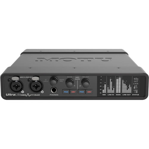 MOTU UltraLite-mk5 USB-C Audio/MIDI Interface Bundle