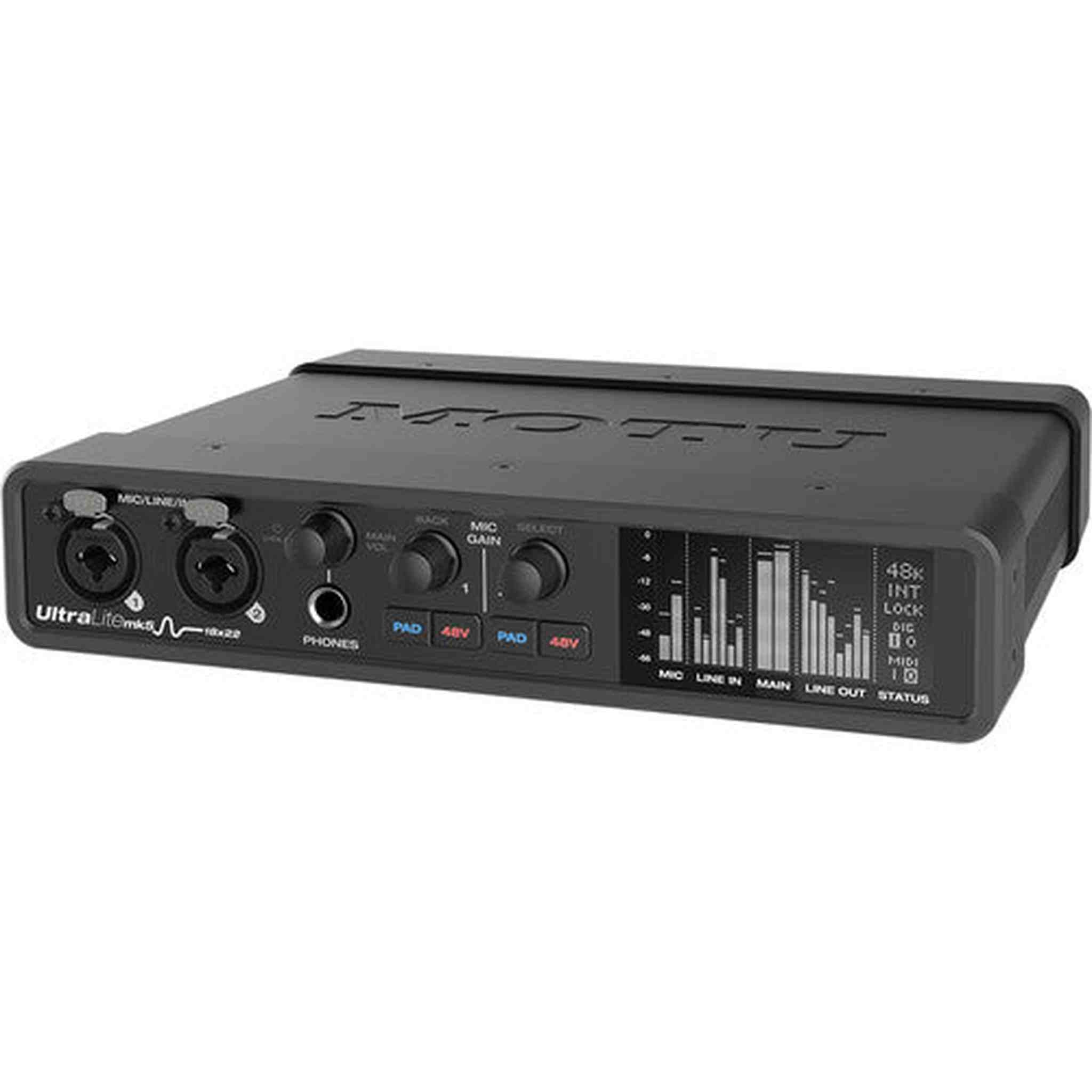 MOTU UltraLite-mk5 USB-C Audio/MIDI Interface Bundle