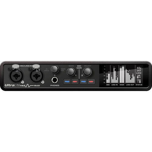 MOTU UltraLite-mk5 USB-C Audio/MIDI Interface Bundle