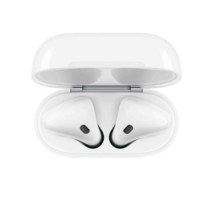 Apple AirPods with Wireless Charging Case 2nd Gen Bundle with Velcro Cable Ties + USB Chargers Apple