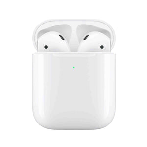 Apple AirPods with Wireless Charging Case 2nd Gen Bundle with Velcro Cable Ties + USB Chargers Apple