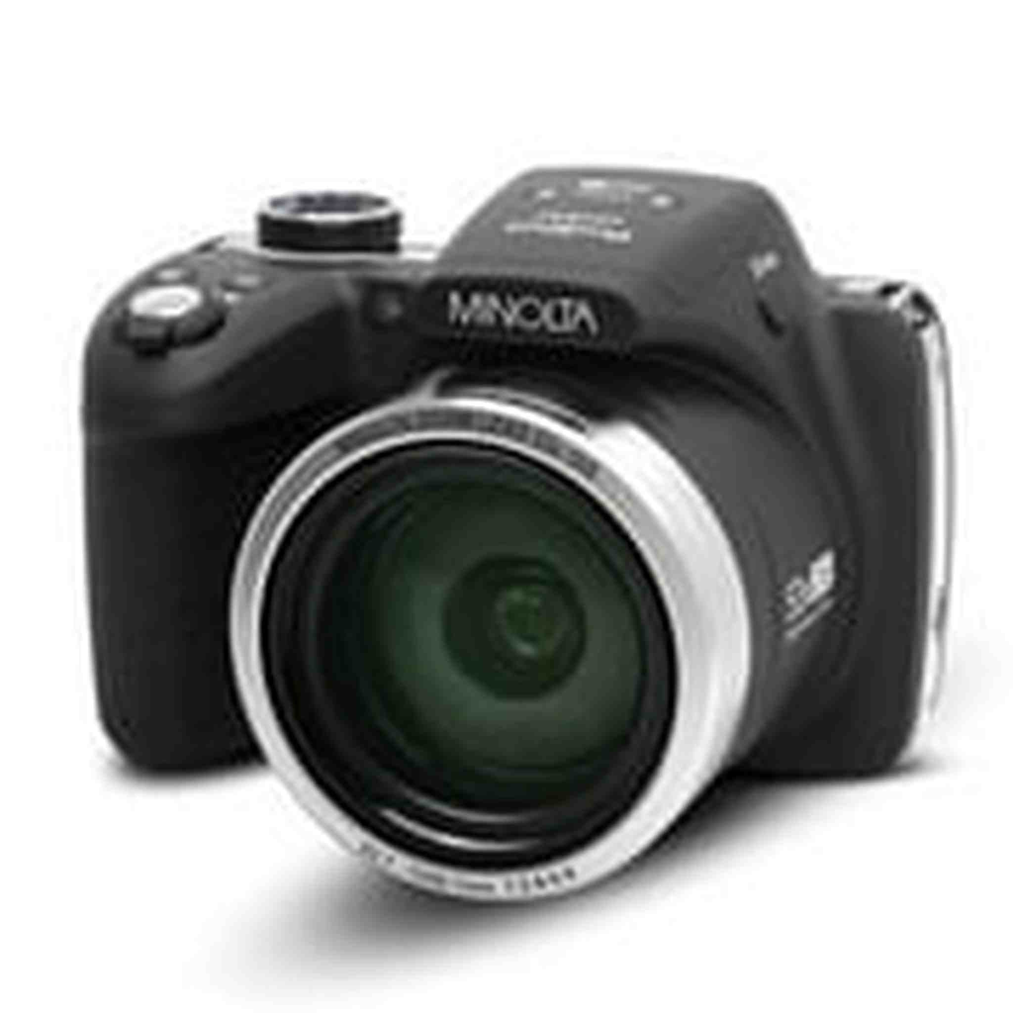 Minolta Pro Shot 16 Mega Pixel HD Digital Camera with 53x Optical Zoom, Full 1080p HD Video & 16GB SD Card, MN53Z, Black - Used