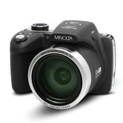 Minolta Pro Shot 16 Mega Pixel HD Digital Camera with 53x Optical Zoom, Full 1080p HD Video & 16GB SD Card, MN53Z, Black