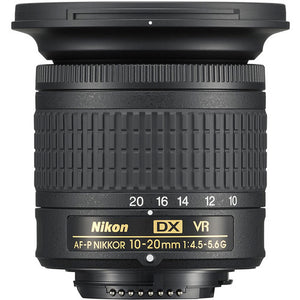 Nikon AF-P DX NIKKOR 10-20mm f/4.5-5.6G VR Lens - International Model
