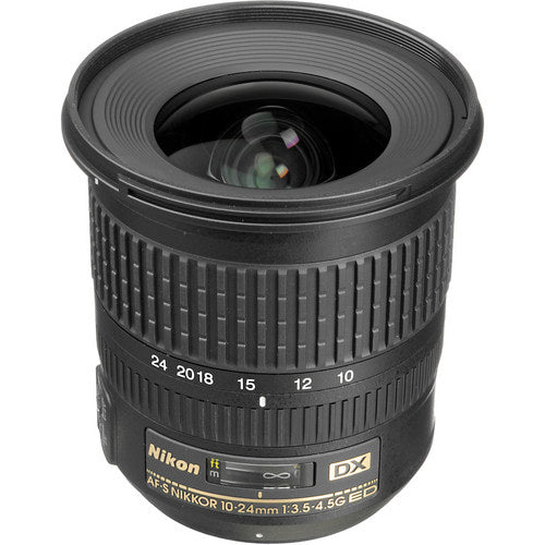 Nikon 10-24mm f/3.5/4.5G ED-IF AF-S DX Autofocus Zoom Lens for Digital SLR Cameras - International Version