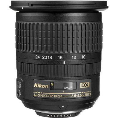 Nikon 10-24mm f/3.5/4.5G ED-IF AF-S DX Autofocus Zoom Lens for Digital SLR Cameras - International Version