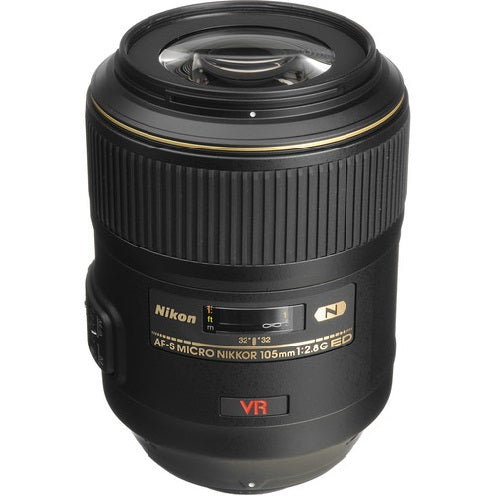Nikon AF-S VR Micro-NIKKOR 105mm f/2.8G IF-ED Lens - International Model