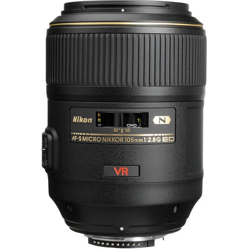 Nikon AF-S VR Micro-NIKKOR 105mm f/2.8G IF-ED Lens - International Model