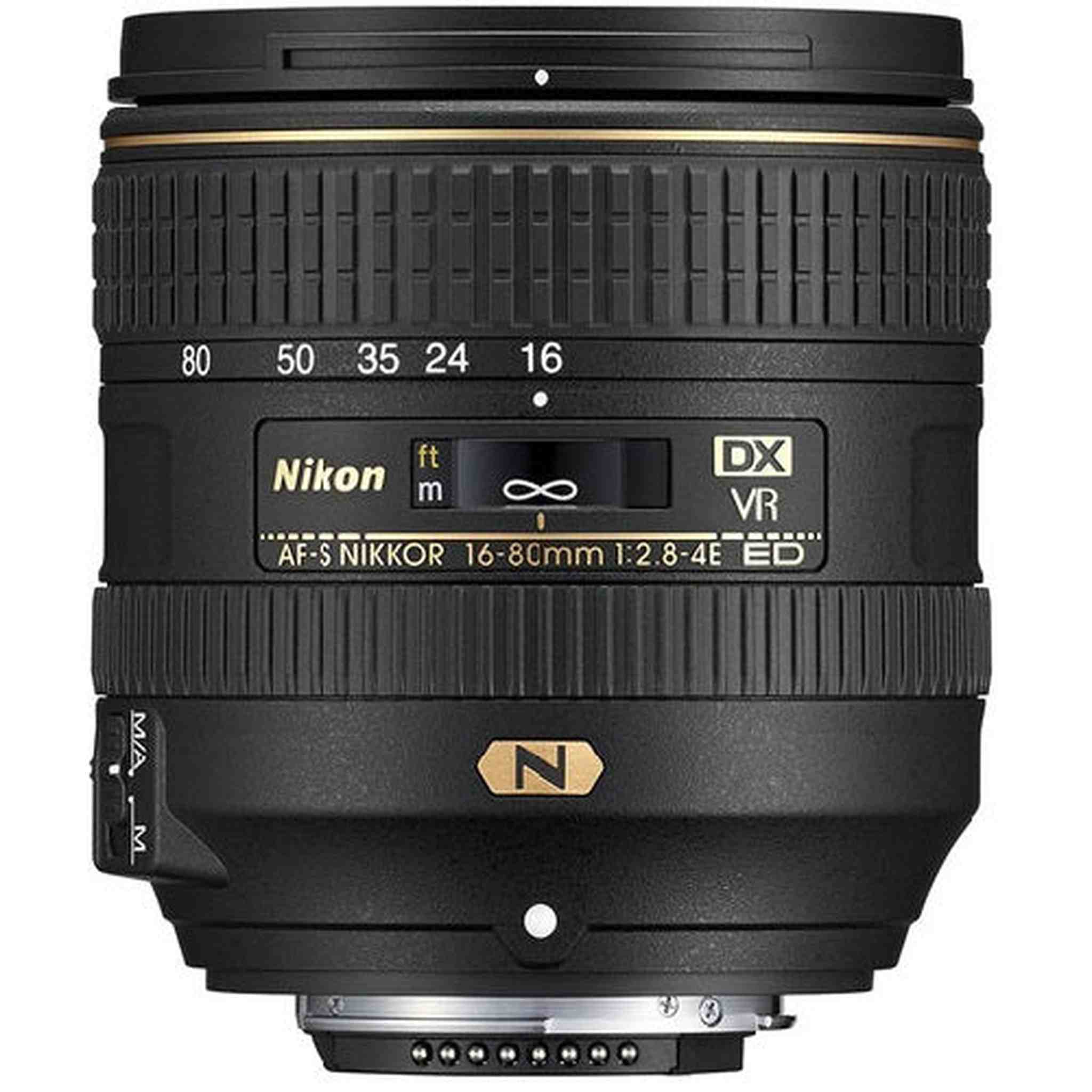 Nikon AF-S DX NIKKOR 16-80mm f/2.8-4E ED VR Lens Nikon