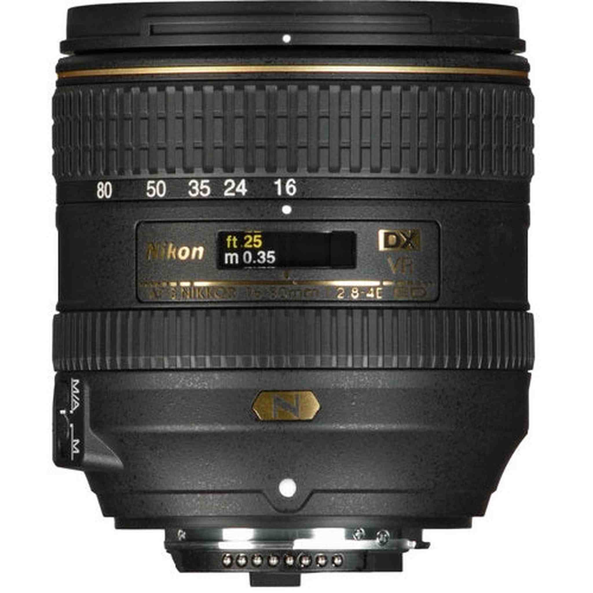 Nikon AF-S DX NIKKOR 16-80mm f/2.8-4E ED VR Lens Nikon