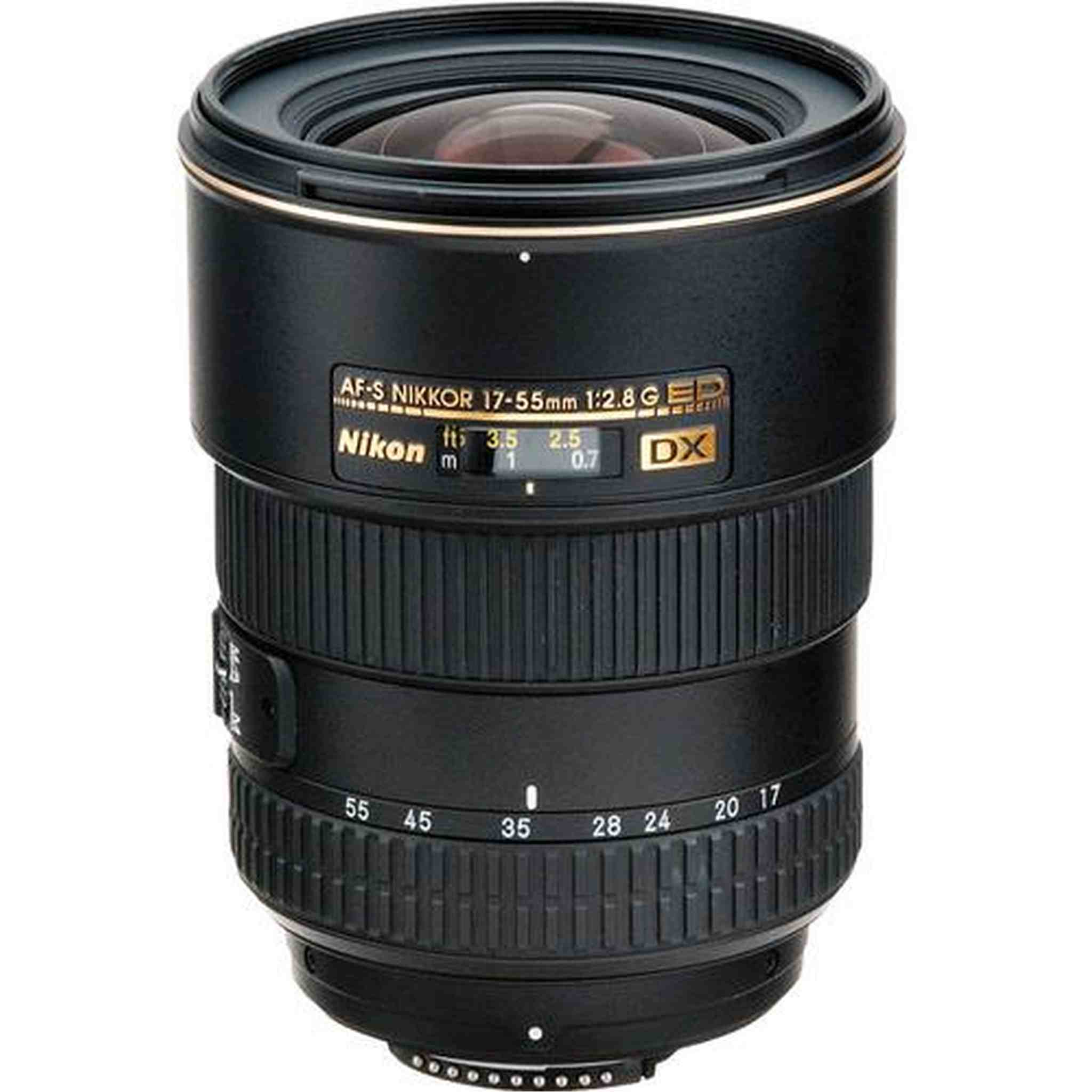 Nikon AF-S DX NIKKOR 17-55mm f/2.8G IF-ED Zoom Lens with Auto Focus for Nikon DSLR Cameras International Version No war
