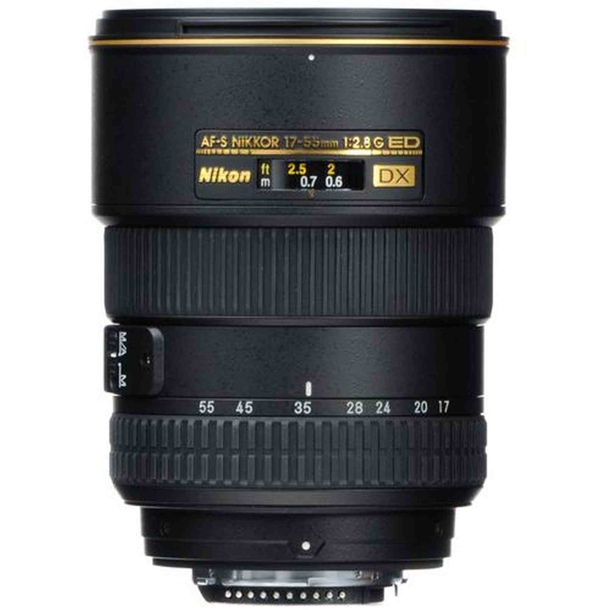 Nikon AF-S DX NIKKOR 17-55mm f/2.8G IF-ED Zoom Lens with Auto Focus for Nikon DSLR Cameras International Version No war