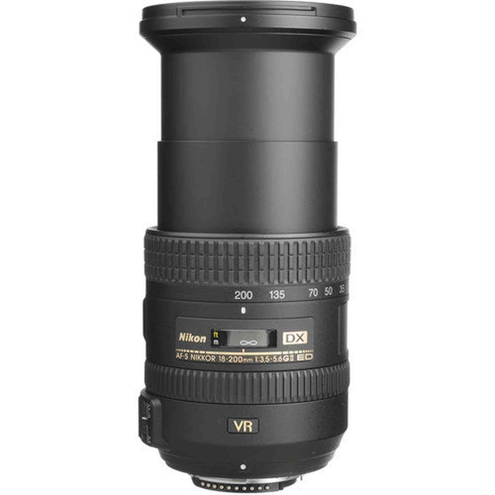 Nikon 18-200mm f/3.5-5.6G AF-S ED VR II Nikkor Telephoto Zoom Lens for Nikon DX-Format Digital SLR Cameras Nikon