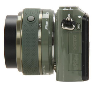 Nikon 1 S1 10.1 MP HD Digital Camera with 11-27.5mm VR 1 NIKKOR Lens Khaki
