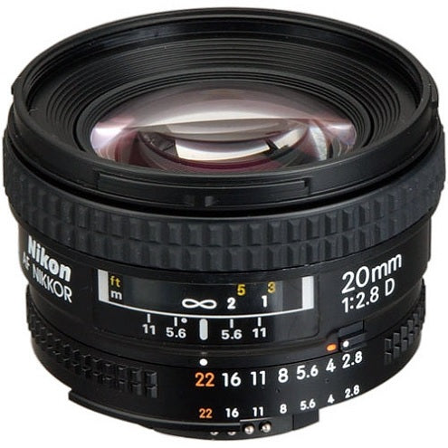 Nikon - AF 20mm f/2.8D Nikkor Lens - International Version (No Warranty)