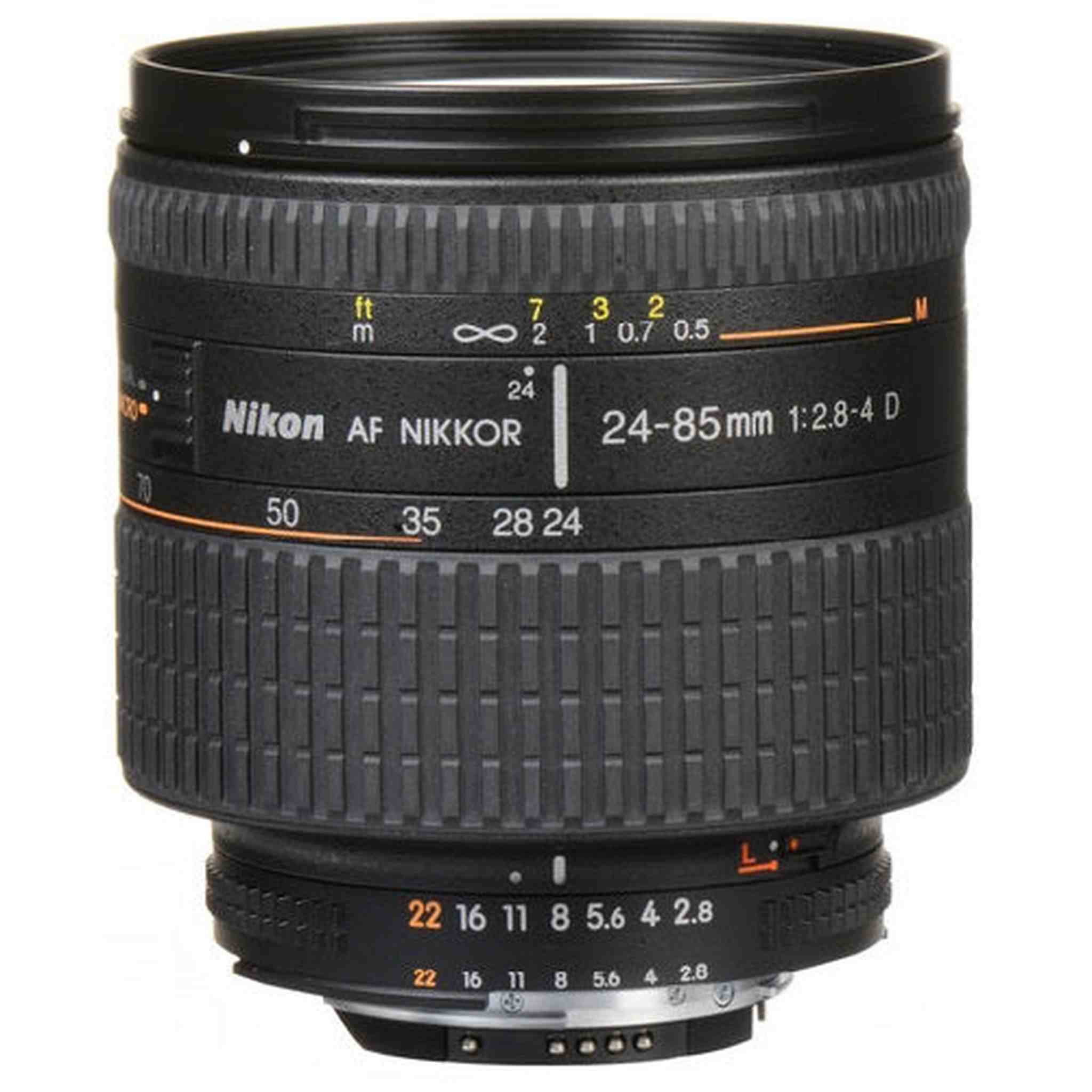 Nikon 24-85mm f/2.8-4 IF AF-D Nikkor Lens with Hood - International Version No Warranty Nikon