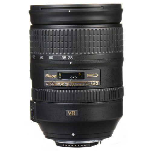 Nikon AF-S FX NIKKOR 28-300mm f/3.5-5.6G ED Vibration Reduction Zoom Lens with Auto Focus for Nikon DSLR Cameras