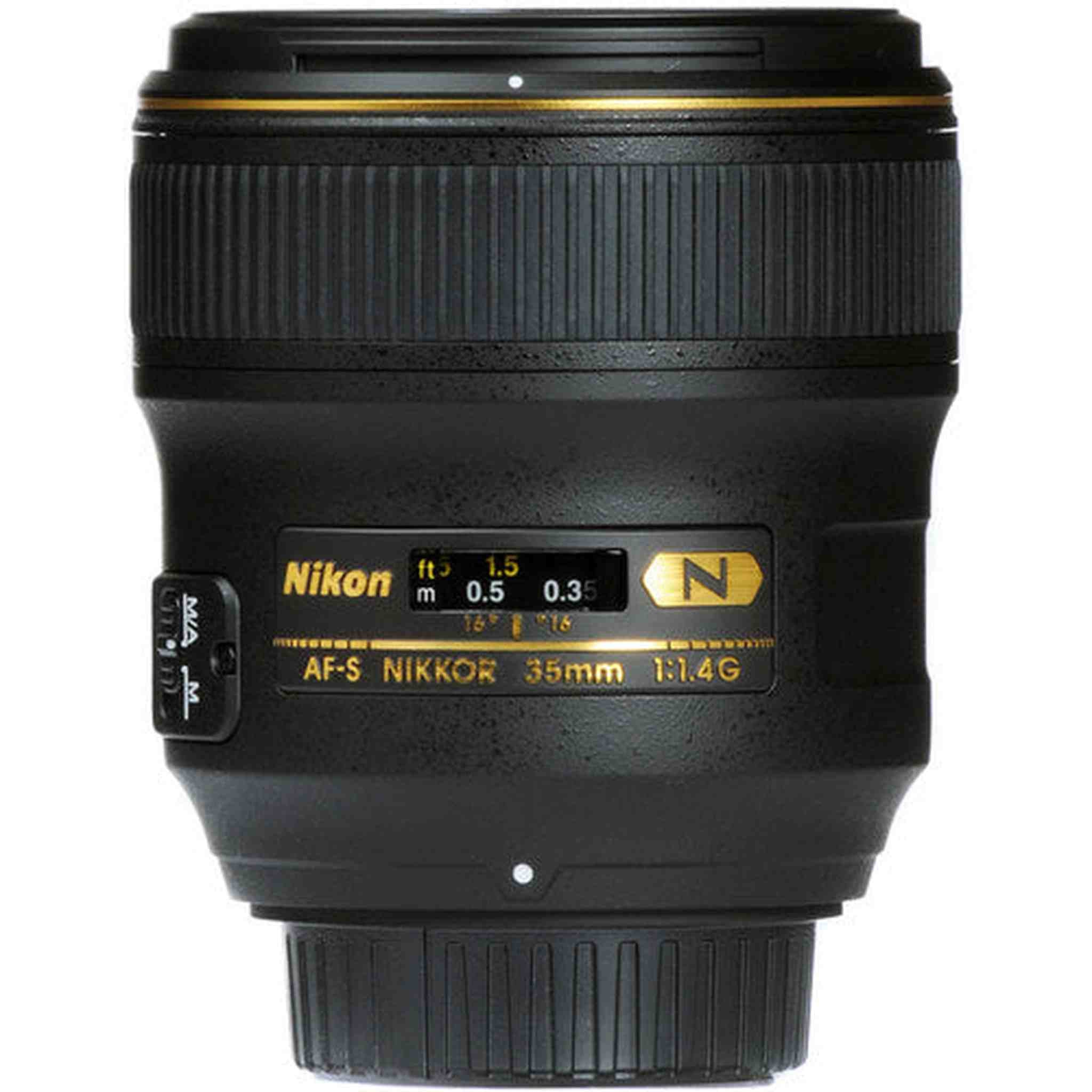 Nikon AF FX NIKKOR 35mm f/1.4G Fixed Focal Length Lens with Auto Focus for Nikon DSLR Cameras