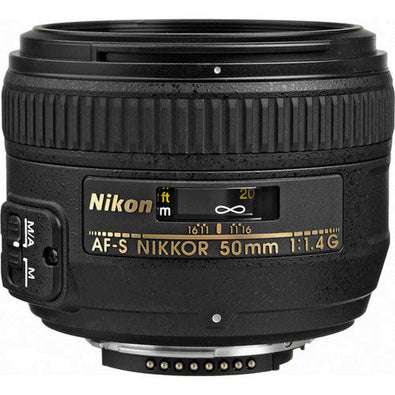 Nikon AF-S NIKKOR 50mm f/1.4G Lens - International Model