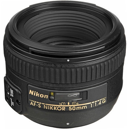 Nikon AF-S NIKKOR 50mm f/1.4G Lens - International Model