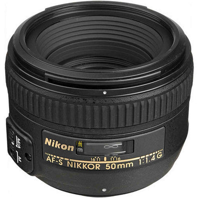 Nikon AF-S NIKKOR 50mm f/1.4G Lens - International Model