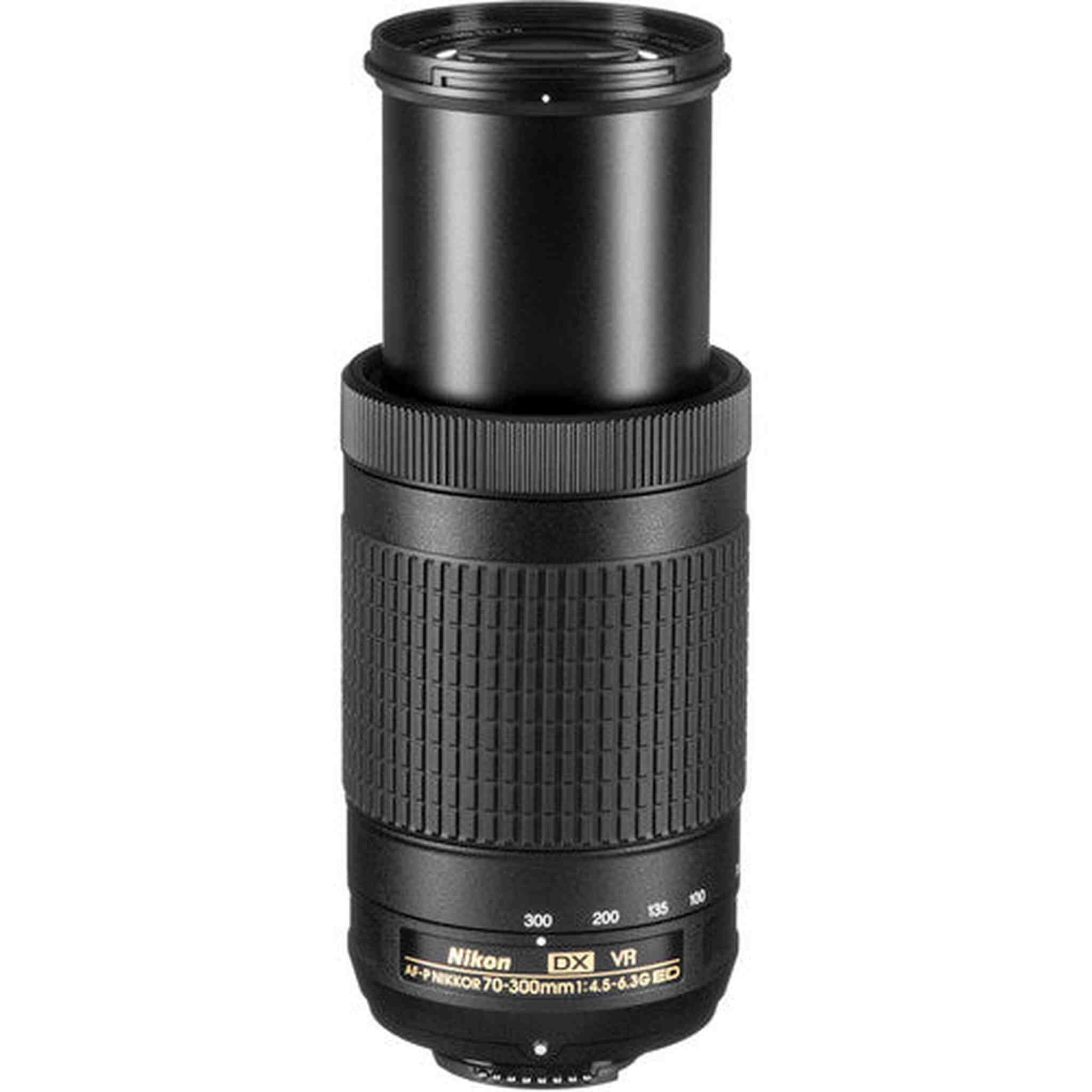 Nikon AF-P DX NIKKOR 70-300mm f/4.5-6.3G ED VR Lens for Nikon DSLR Cameras-International Model Nikon