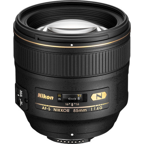 Nikon AF-S FX NIKKOR 85mm f/1.4G Lens with Auto Focus for Nikon DSLR Cameras International Version (No warranty)