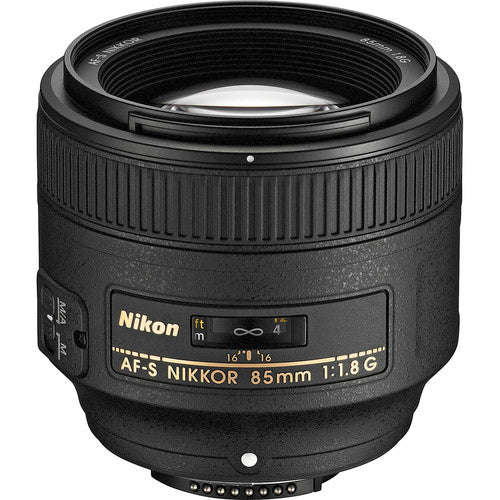 Nikon AF FX NIKKOR 85mm f/1.8G Fixed Lens with Auto Focus for Nikon DSLR Cameras - International Version