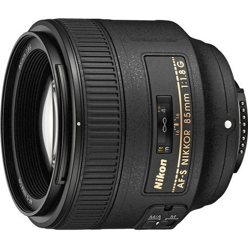 Nikon AF FX NIKKOR 85mm f/1.8G Fixed Lens with Auto Focus for Nikon DSLR Cameras - International Version