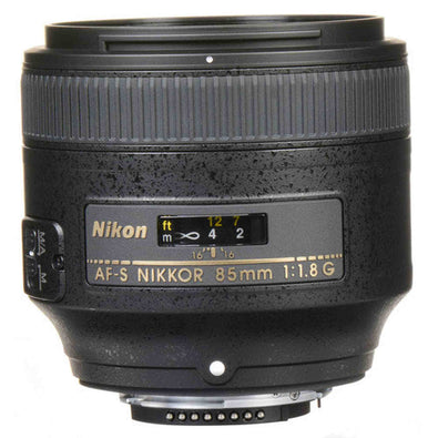Nikon AF FX NIKKOR 85mm f/1.8G Fixed Lens with Auto Focus for Nikon DSLR Cameras - International Version