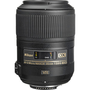 Nikon AF-S DX Micro NIKKOR 85mm f/3.5G ED Vibration Reduction Fixed Zoom Lens with Auto Focus for Nikon DSLR Cameras