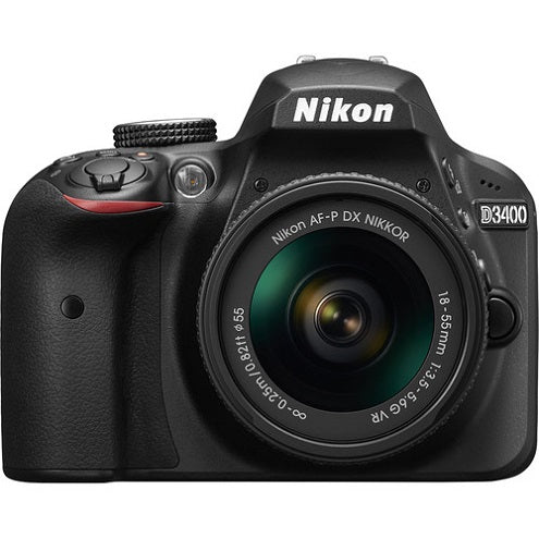 Nikon D3400 24.2 Megapixel DSLR with Lens 18mm-55mm Black International Version