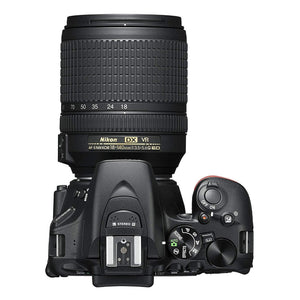 Nikon 1577 D5600 DX-Format Digital SLR with AF-S DX NIKKOR 18-140mm f/3.5-5.6G ED VR Lens, Black
