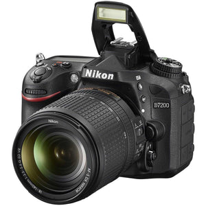 Nikon D7200 24.2 MP DX-format Digital SLR Camera with 18-140mm VR Lens Black
