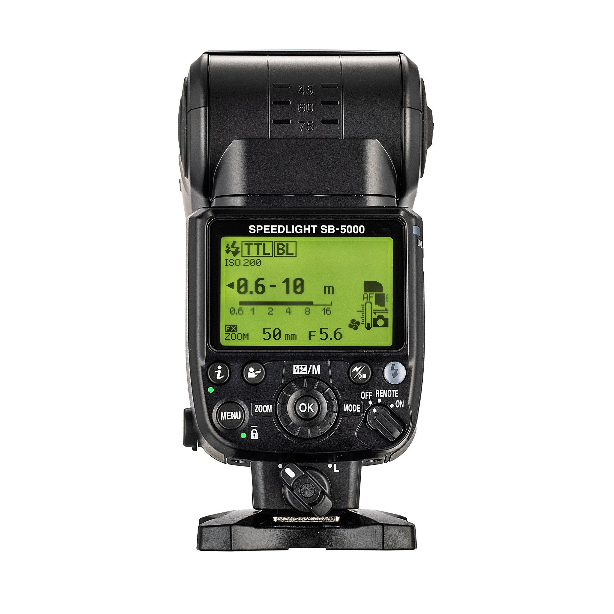 Nikon SB-5000 AF Speedlight Flash, i-TTL, Radio and Optical Wireless Control + More