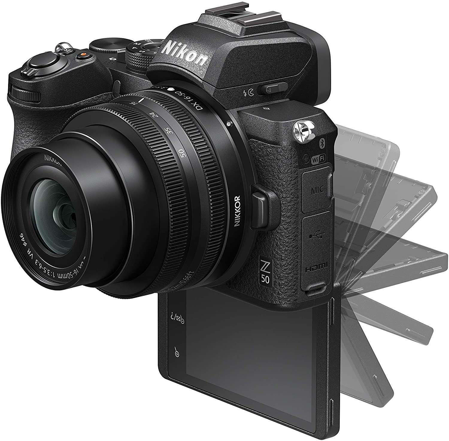 Nikon Z 50 + Ftz Adapter (International Model)